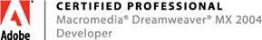Adobe Certified Professional - Dreamweaver MX 2004 Certification